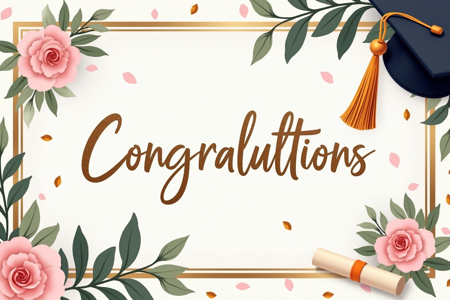 Glückwunschkarten zum Abschluss gestalten